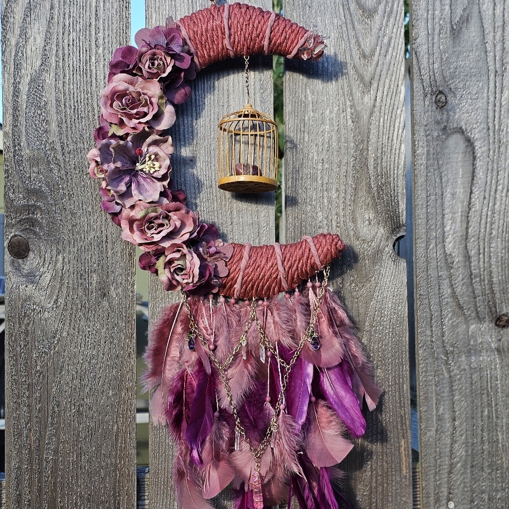 12" Crescent Moon Wreath.